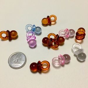 90’s style pacifier charms
